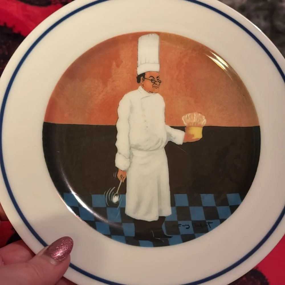 Williams Sonoma Chef Series 7 7/8 salad/dessert Plate. Set of 6.